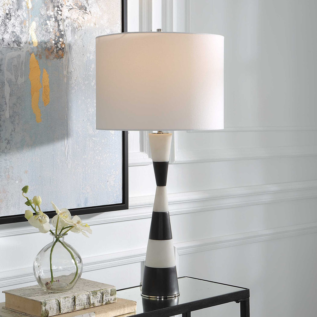 UTTERMOST, Bandeau Banded Table Lamp, TABLE LAMPS