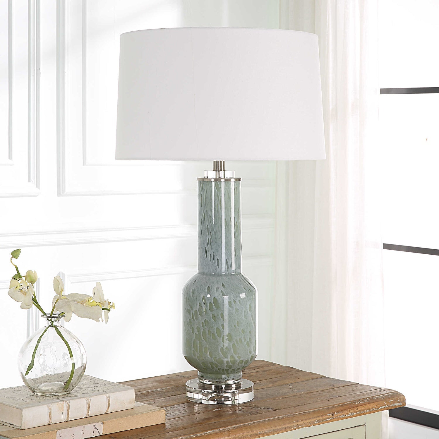 UTTERMOST, IMPERIA AQUA TABLE LAMP, TABLE LAMPS