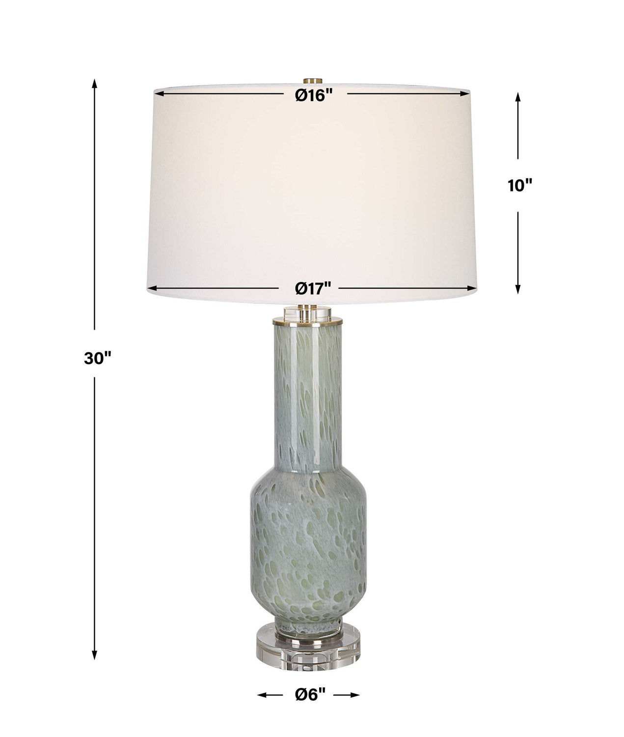UTTERMOST, Imperia Aqua Table Lamp, TABLE LAMPS