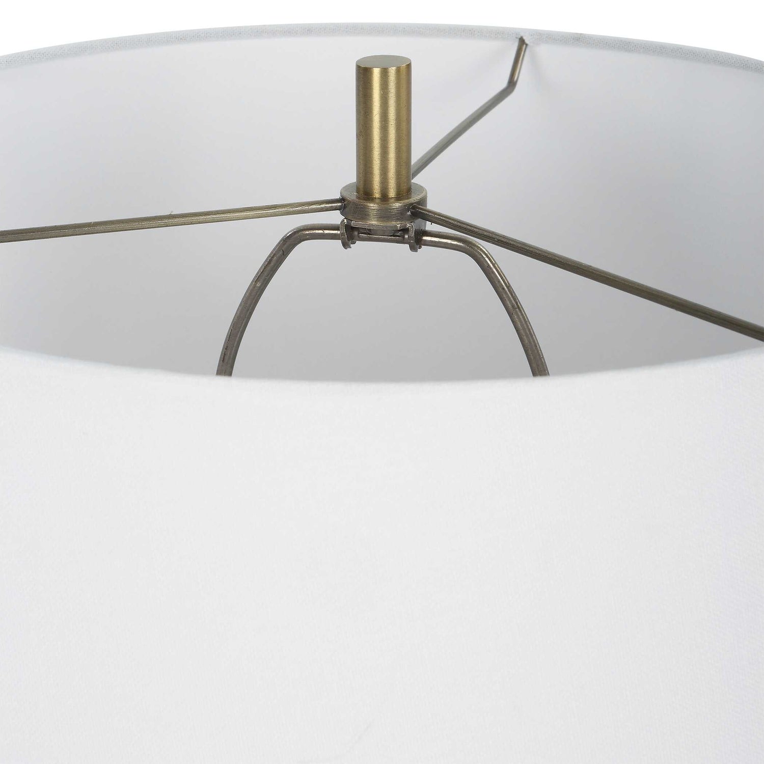 UTTERMOST, KAVOS GEOMETRIC TABLE LAMP, TABLE LAMPS