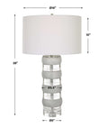 UTTERMOST, BAND TOGETHER CRYSTAL & TABLE LAMP, TABLE LAMPS