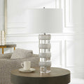 UTTERMOST, BAND TOGETHER CRYSTAL & TABLE LAMP, TABLE LAMPS