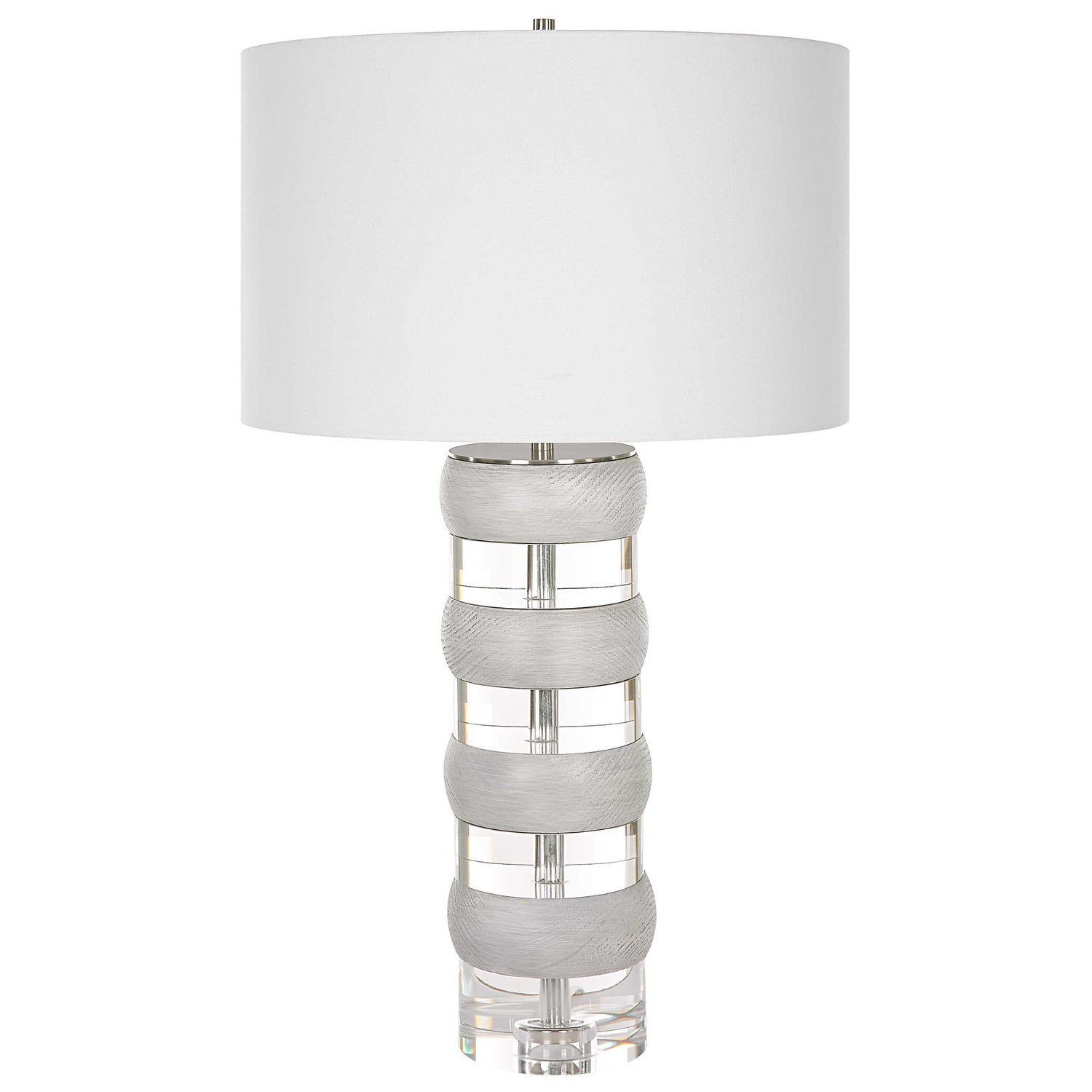 UTTERMOST, BAND TOGETHER CRYSTAL & TABLE LAMP, TABLE LAMPS