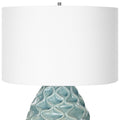 UTTERMOST, LACED UP SEA FOAM TABLE LAMP, TABLE LAMPS