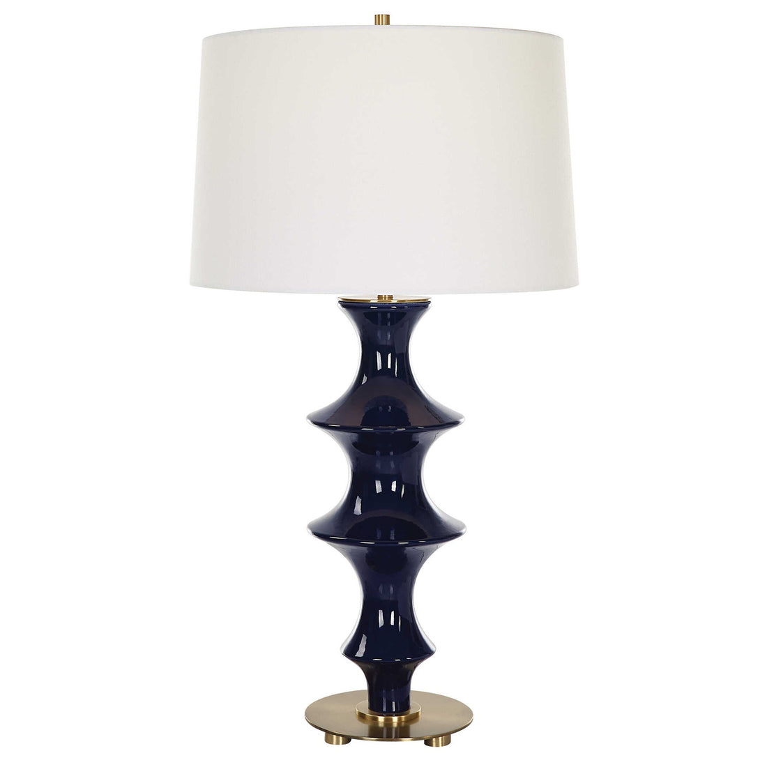 UTTERMOST, Coil Sculpted Table Lamp, TABLE LAMPS