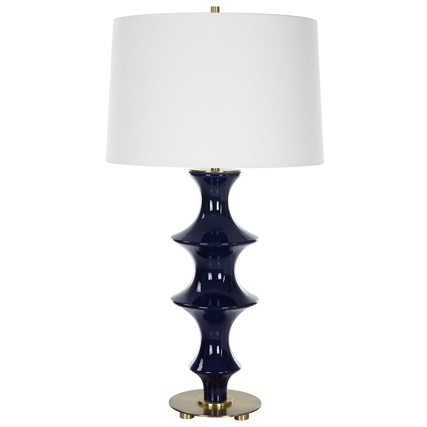 UTTERMOST, Coil Sculpted Table Lamp, TABLE LAMPS