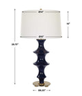 UTTERMOST, Coil Sculpted Table Lamp, TABLE LAMPS