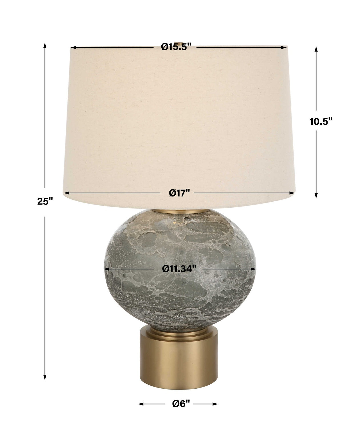 UTTERMOST, Lunia Table Lamp, TABLE LAMPS