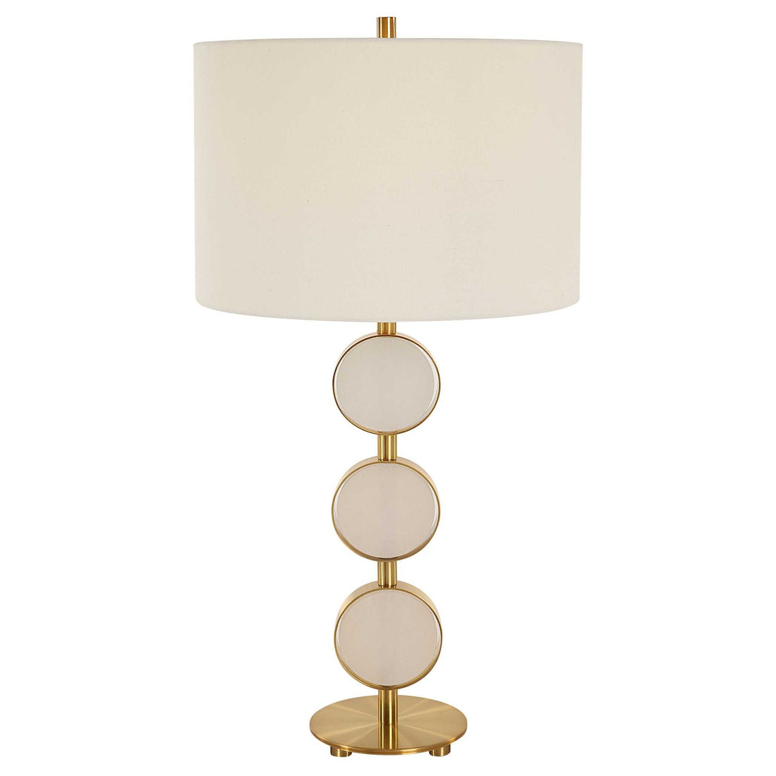 UTTERMOST, THREE RINGS CONTEMPORARY TABLE LAMP, TABLE LAMPS
