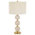 UTTERMOST, THREE RINGS CONTEMPORARY TABLE LAMP, TABLE LAMPS