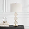 UTTERMOST, THREE RINGS CONTEMPORARY TABLE LAMP, TABLE LAMPS