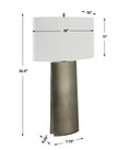 UTTERMOST, V-Groove Modern Table Lamp, TABLE LAMPS