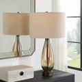 UTTERMOST, BALTIC TEARDROP TABLE LAMP, TABLE LAMPS