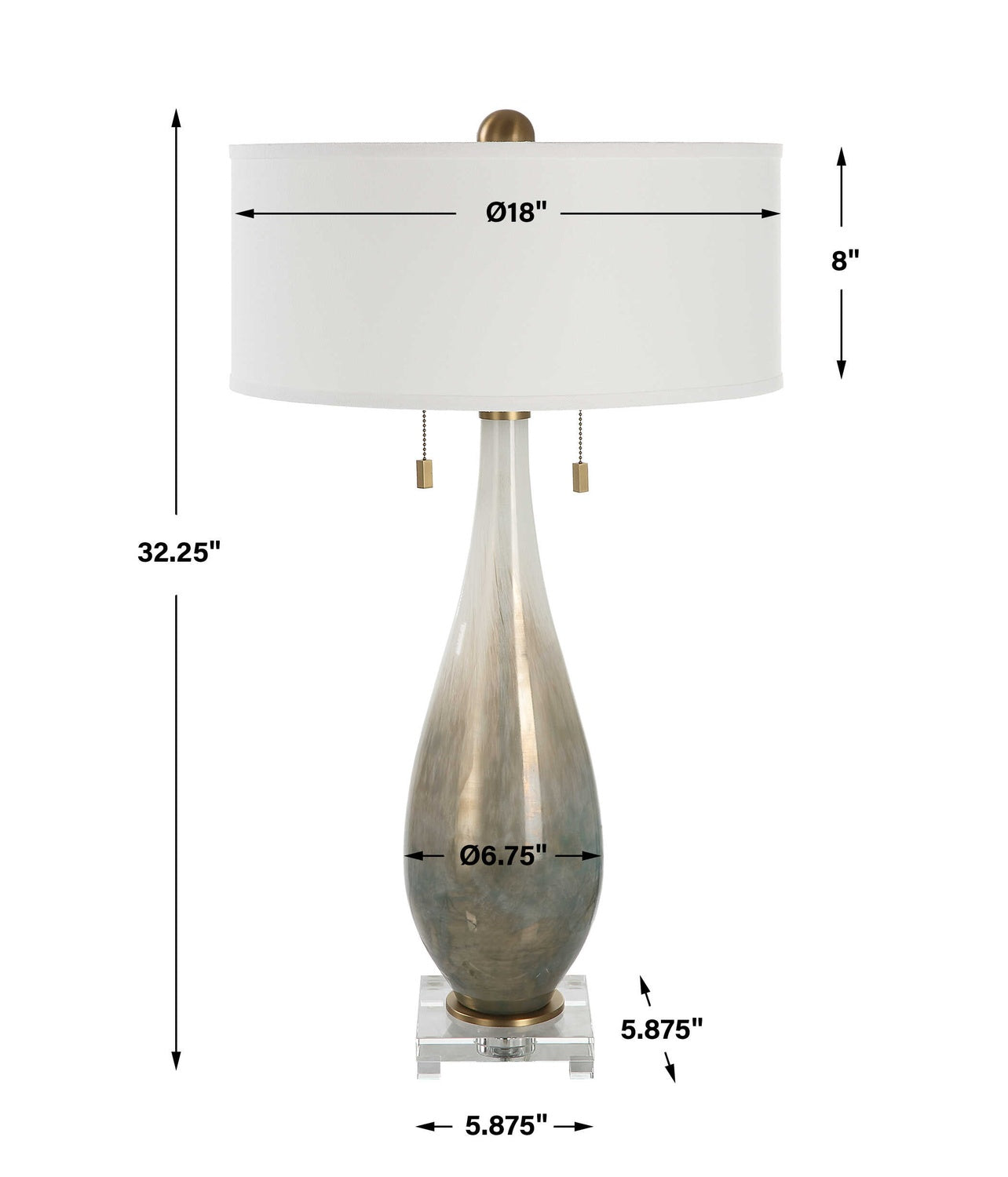 UTTERMOST, CARDONI TABLE LAMP, TABLE LAMPS