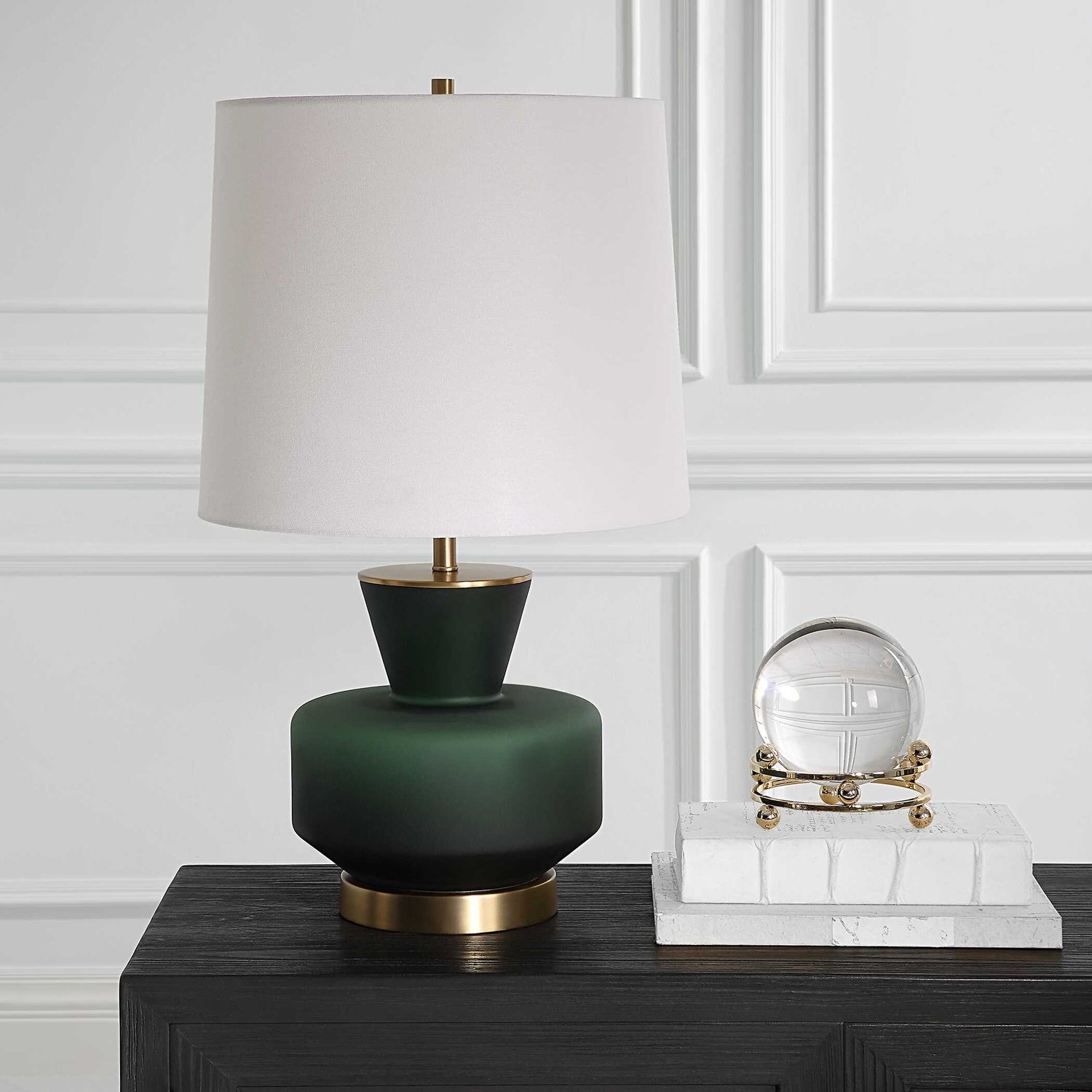 UTTERMOST, Trentino Emerald Table Lamp, TABLE LAMPS