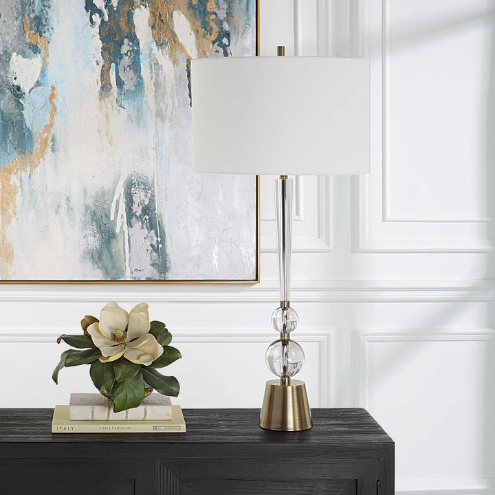 UTTERMOST, Annily Crystal Table Lamp, TABLE LAMPS