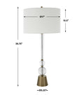 UTTERMOST, Annily Crystal Table Lamp, TABLE LAMPS