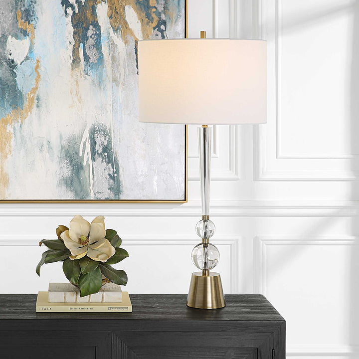 UTTERMOST, ANNILY CRYSTAL TABLE LAMP, TABLE LAMPS