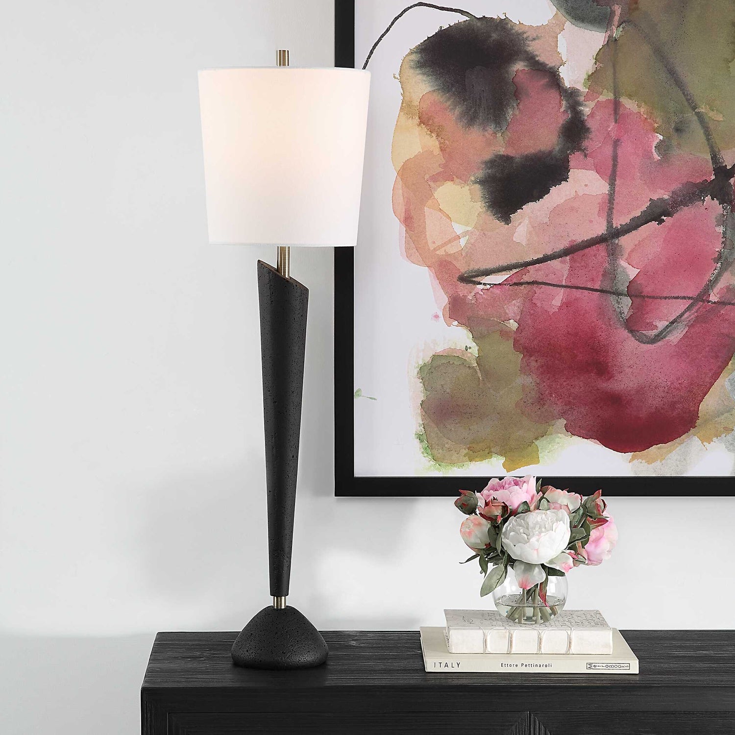 UTTERMOST, CYPHER MODERN BUFFET LAMP, TABLE LAMPS