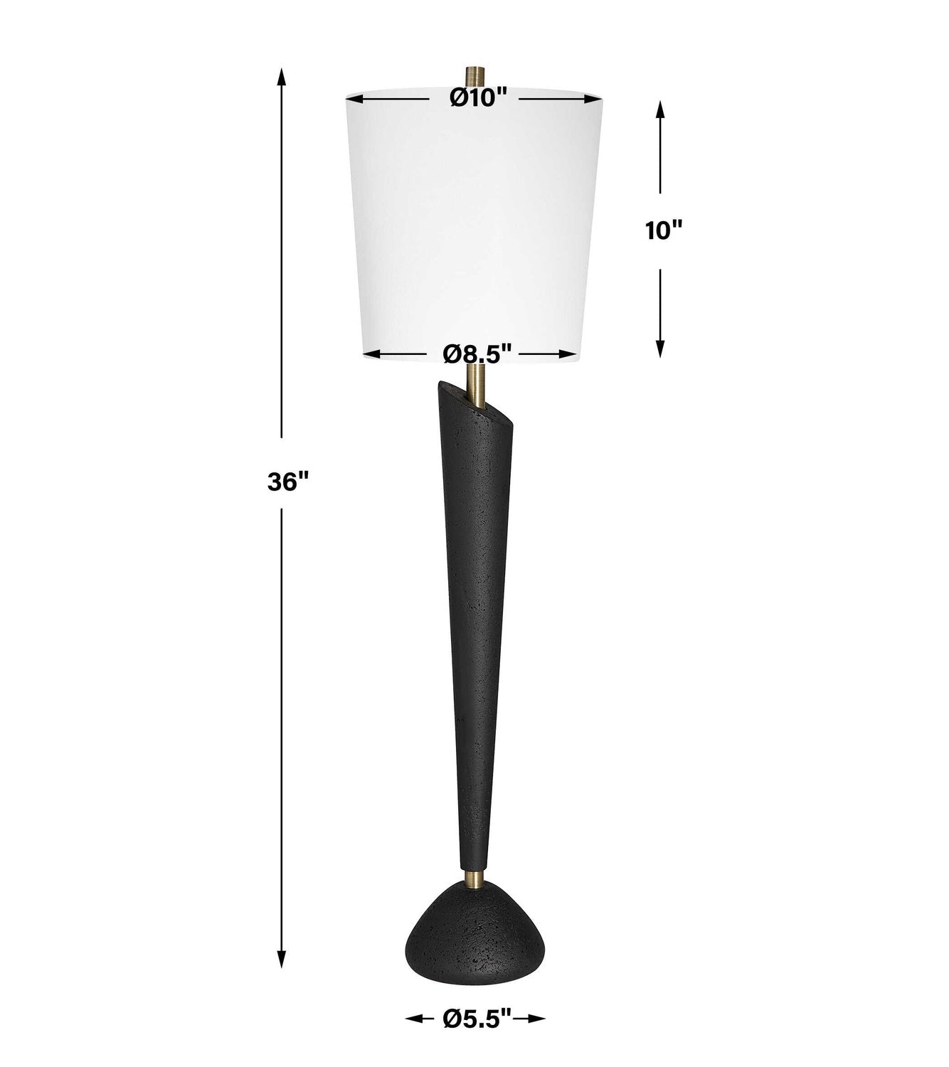 UTTERMOST, CYPHER MODERN BUFFET LAMP, TABLE LAMPS