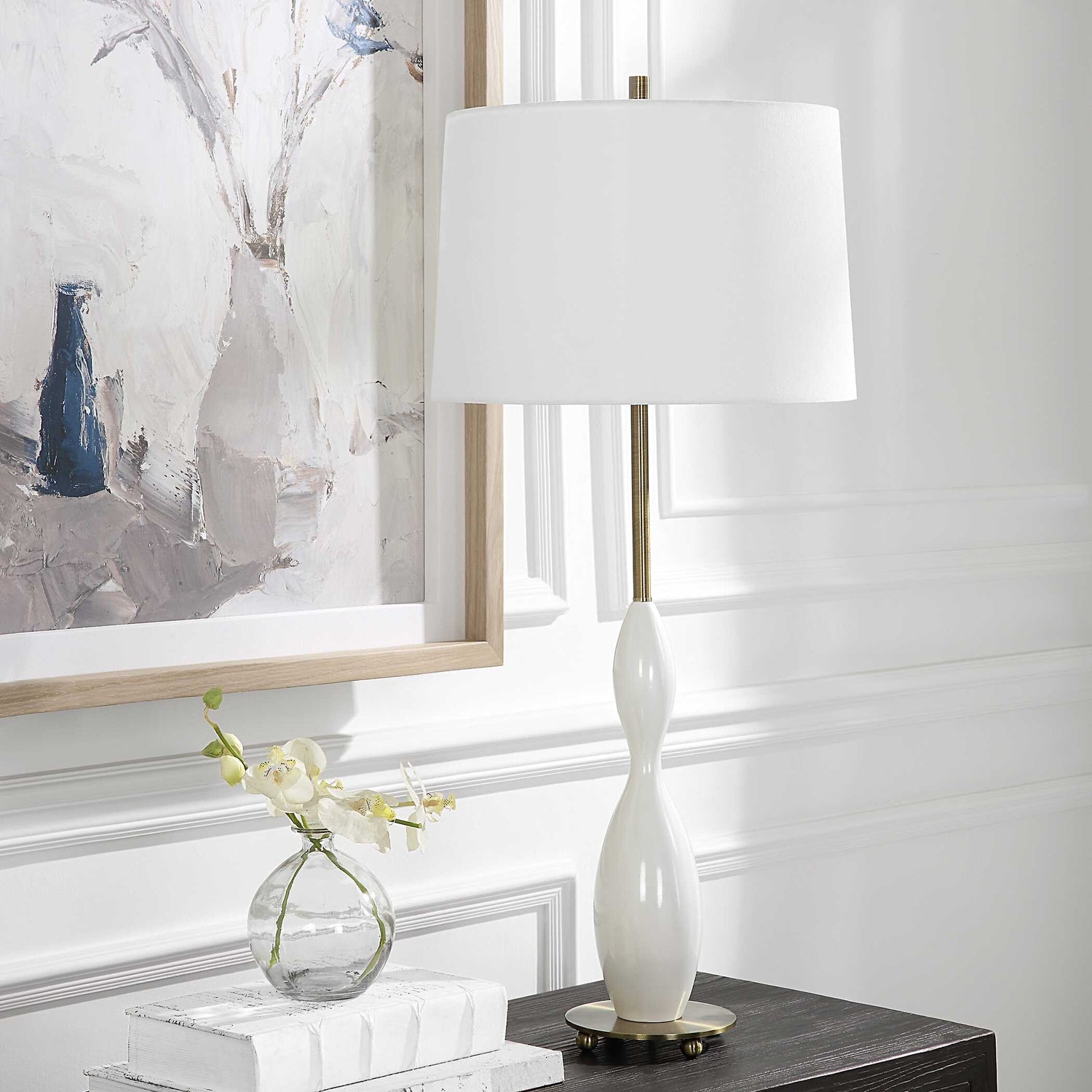 UTTERMOST, Annora Glossy Table Lamp, TABLE LAMPS