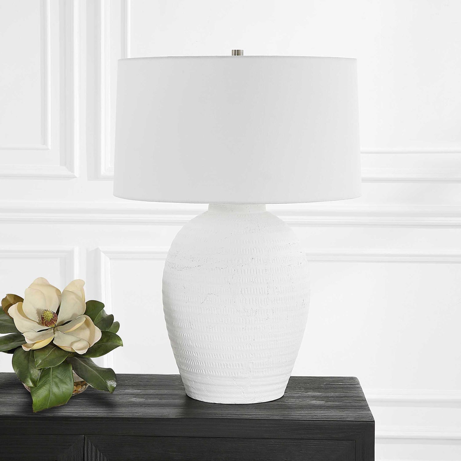 UTTERMOST, Reyna Chalk Table Lamp, TABLE LAMPS