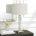 UTTERMOST, CRYSTAL COLUMN TABLE LAMP, TABLE LAMPS