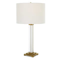 UTTERMOST, CRYSTAL COLUMN TABLE LAMP, TABLE LAMPS