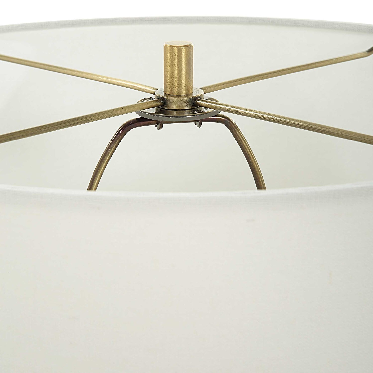 UTTERMOST, CRYSTAL COLUMN TABLE LAMP, TABLE LAMPS