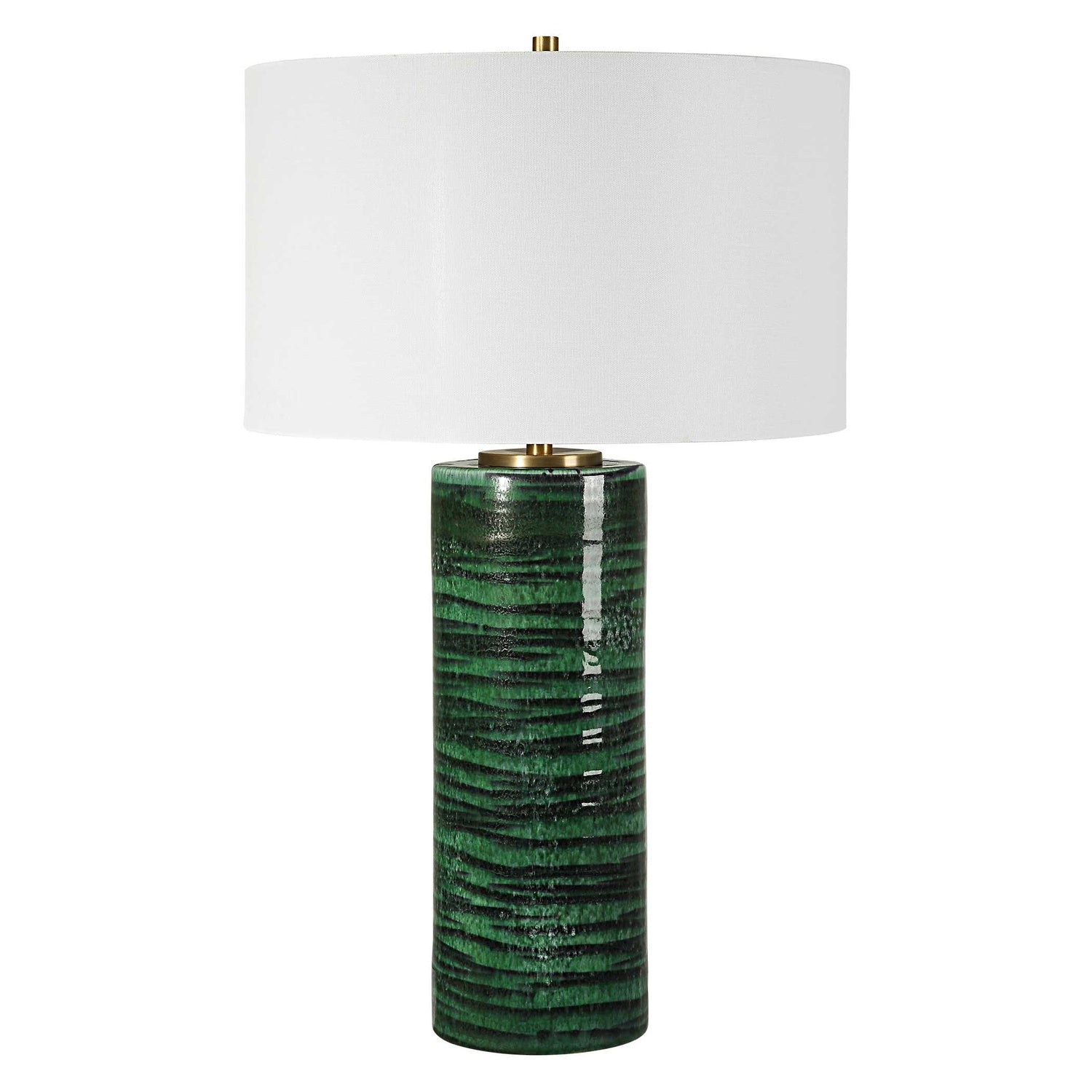 UTTERMOST, GALENO EMERALD TABLE LAMP, TABLE LAMPS