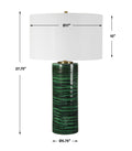 UTTERMOST, Galeno Emerald Table Lamp, TABLE LAMPS
