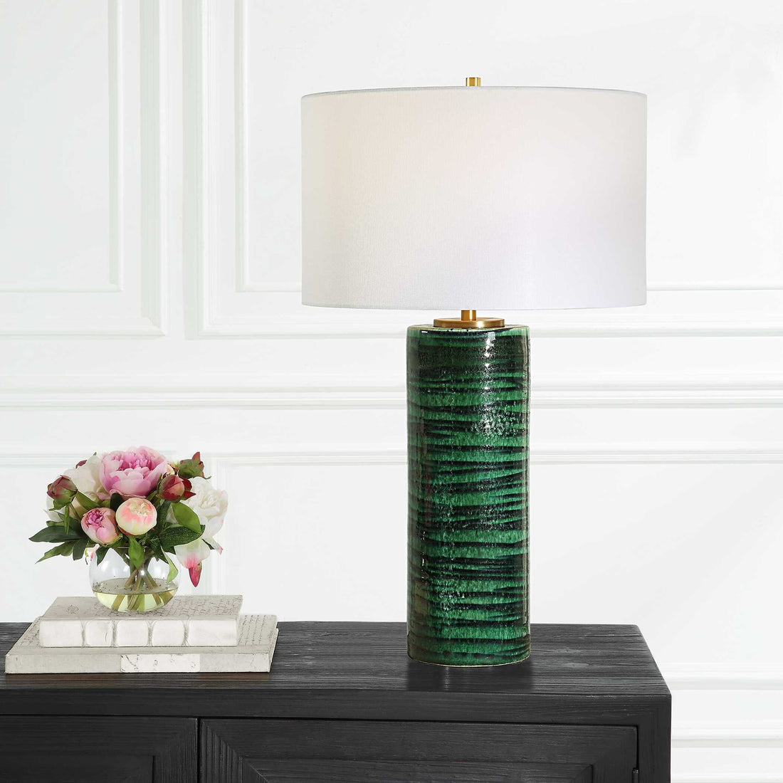 UTTERMOST, Galeno Emerald Table Lamp, TABLE LAMPS