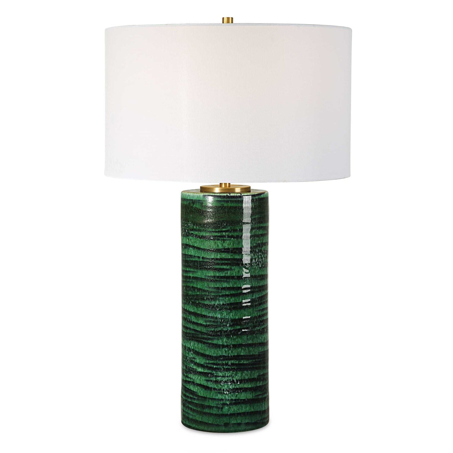 UTTERMOST, GALENO EMERALD TABLE LAMP, TABLE LAMPS