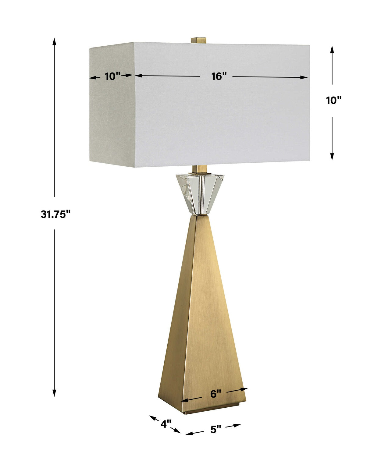 UTTERMOST, Arete Modern Table Lamp, TABLE LAMPS