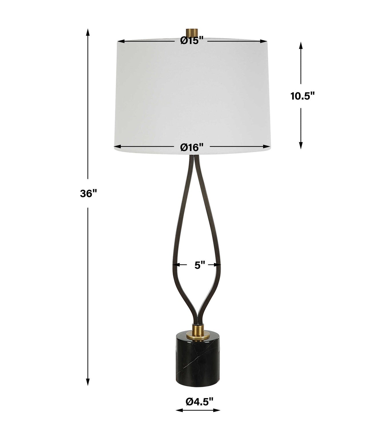 UTTERMOST, Separate Paths Table Lamp, TABLE LAMPS