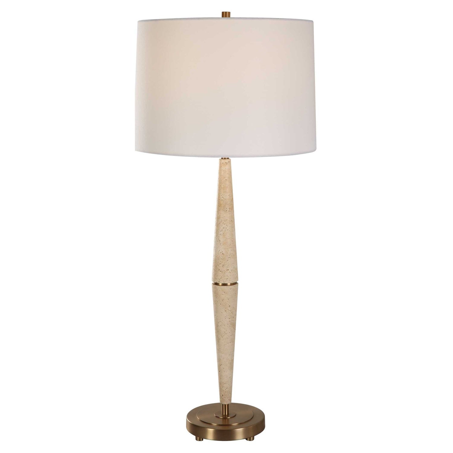 UTTERMOST, Palu Travertine Table Lamp, TABLE LAMPS