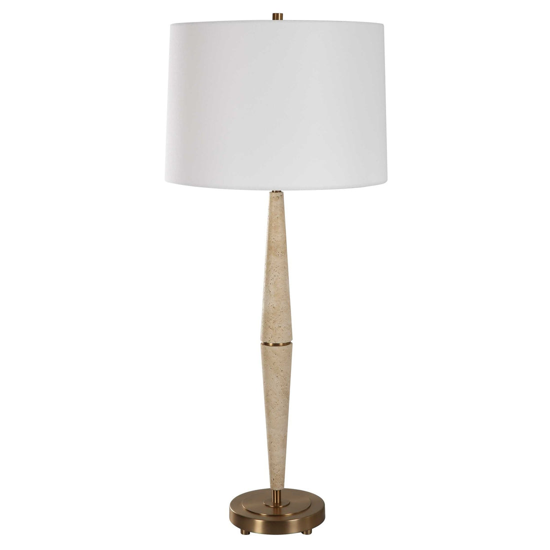UTTERMOST, Palu Travertine Table Lamp, TABLE LAMPS