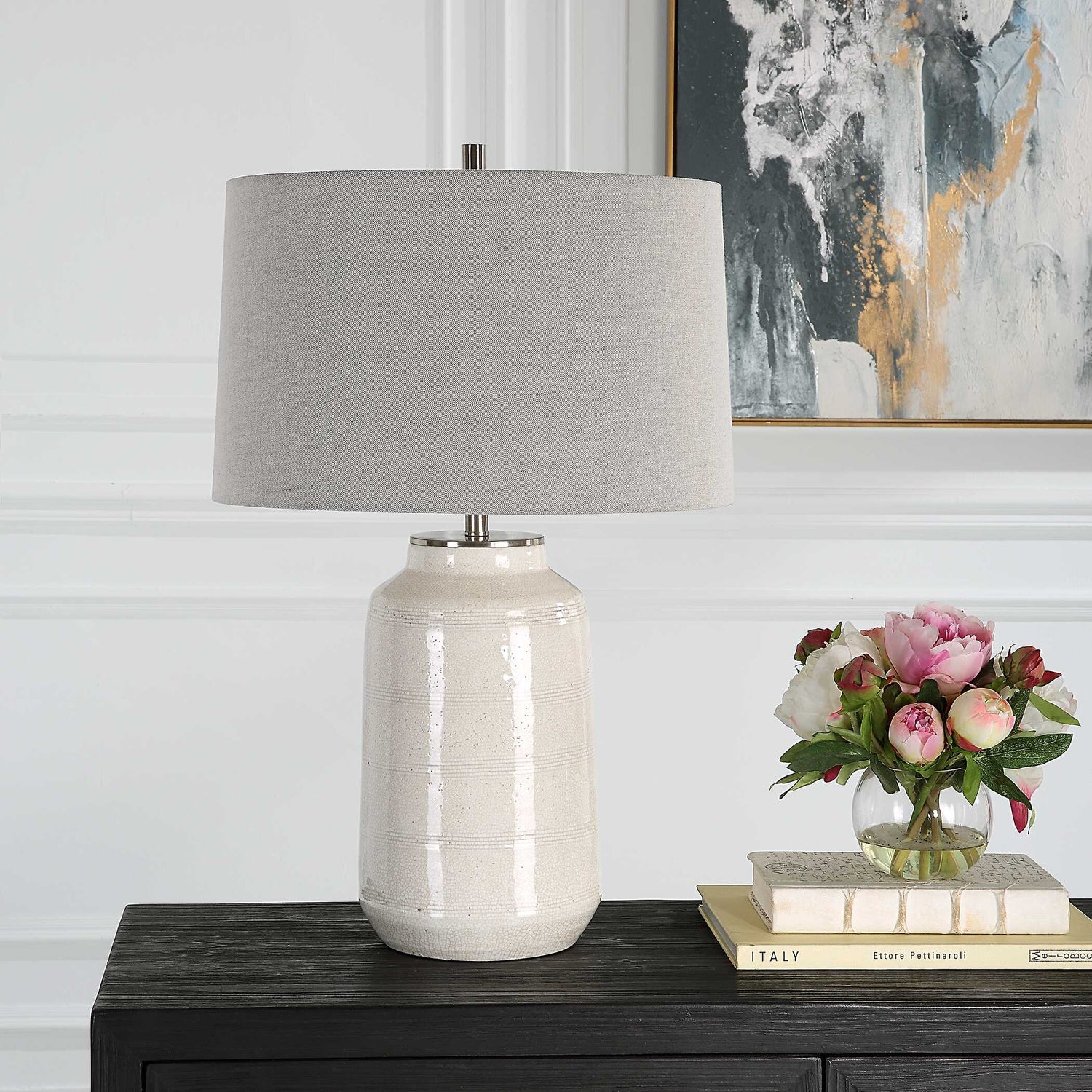 UTTERMOST, ODAWA FARMHOUSE TABLE LAMP, TABLE LAMPS