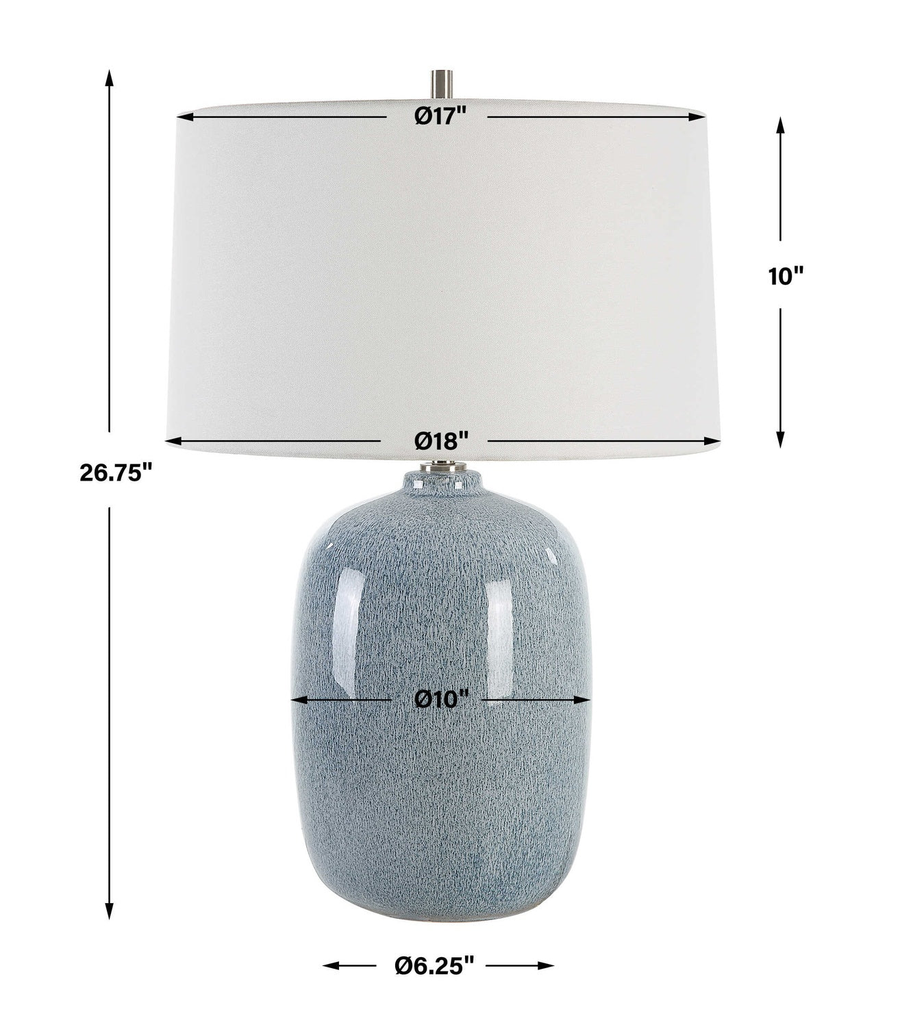 UTTERMOST, Jubilee Sky Table Lamp, TABLE LAMPS