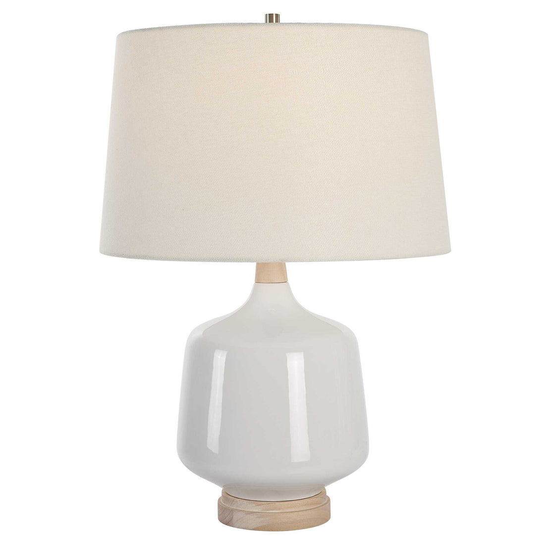 UTTERMOST, Opal Gloss Table Lamp, TABLE LAMPS