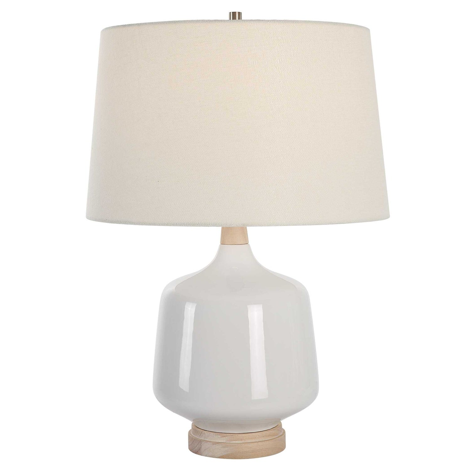 UTTERMOST, Opal Gloss Table Lamp, TABLE LAMPS