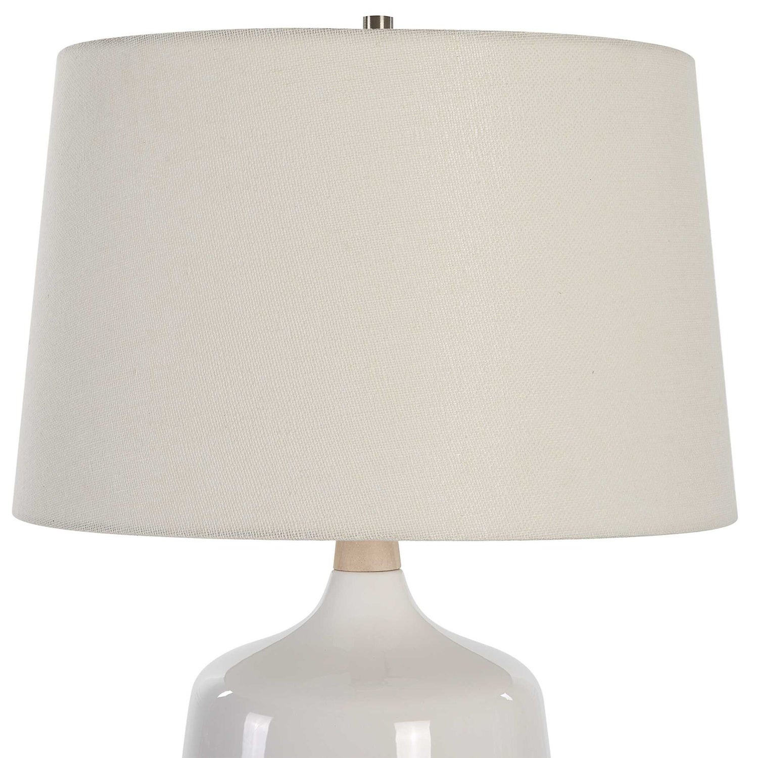 UTTERMOST, OPAL GLOSS TABLE LAMP, TABLE LAMPS