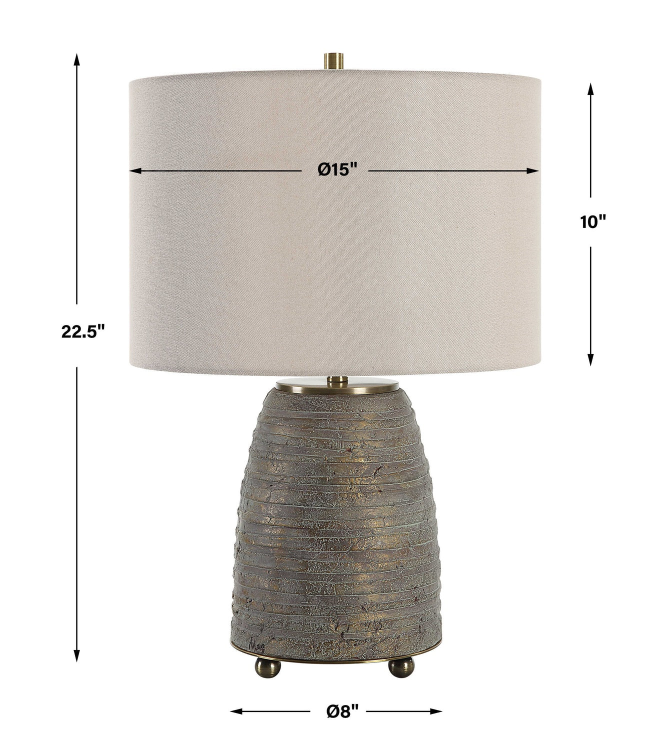 UTTERMOST, Gorda Table Lamp, TABLE LAMPS