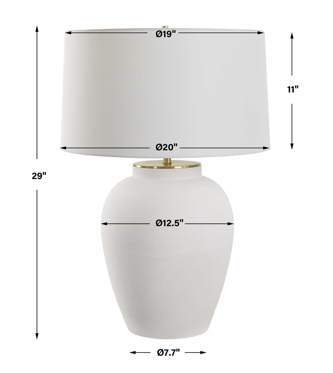 UTTERMOST, ADELAIDE TABLE LAMP, TABLE LAMPS