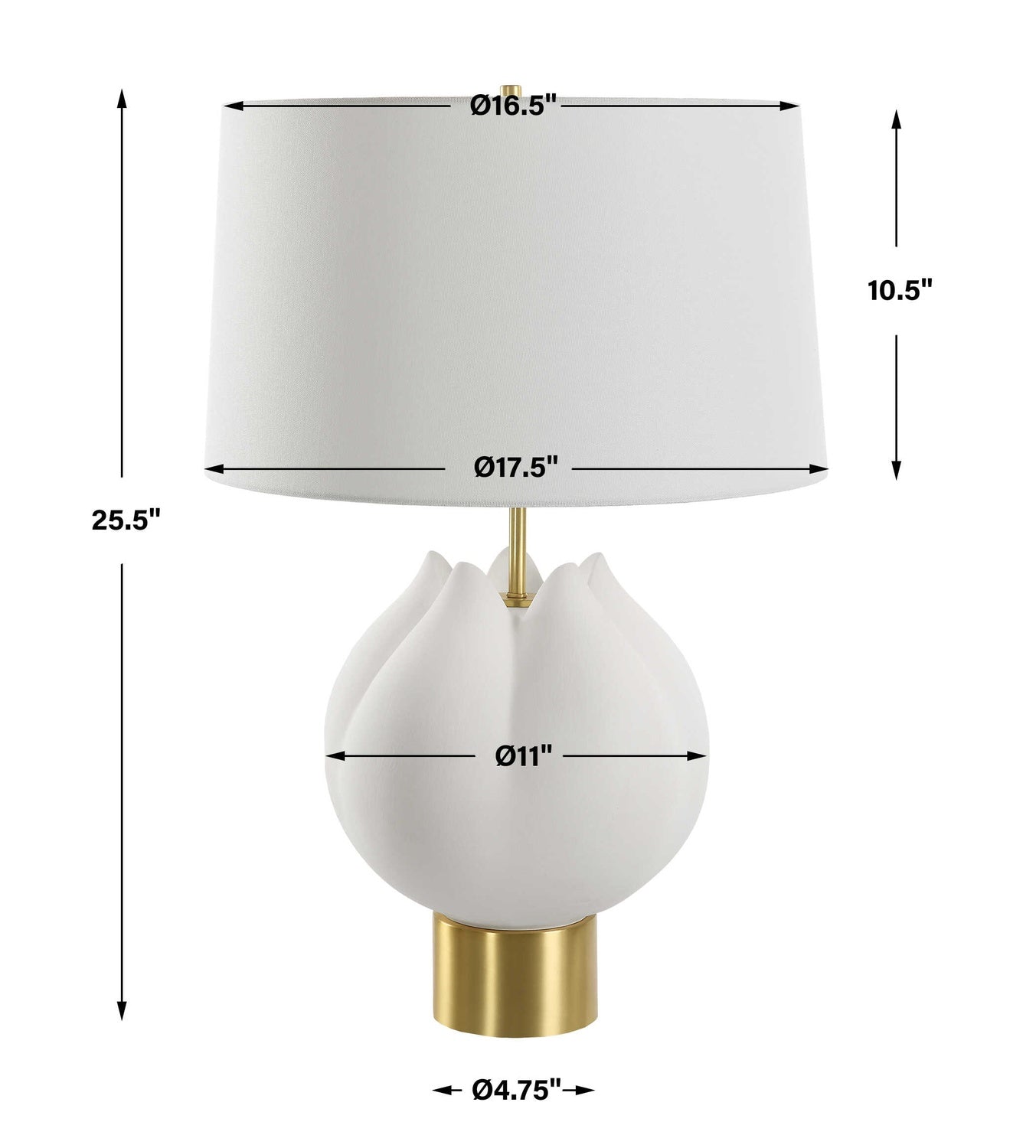 UTTERMOST, In Bloom Table Lamp, TABLE LAMPS