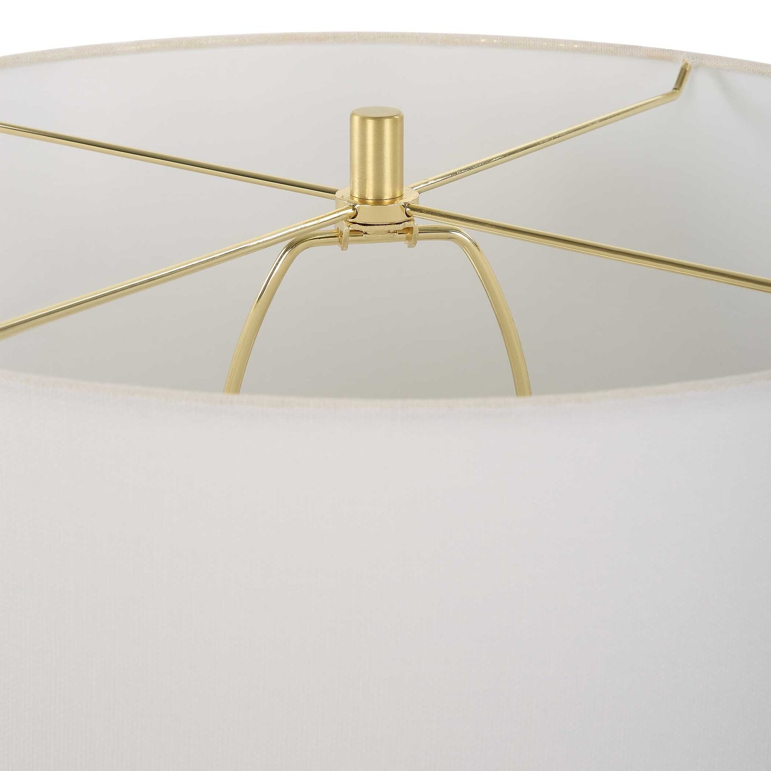 UTTERMOST, WRENLEY RIDGED TABLE LAMP, TABLE LAMPS