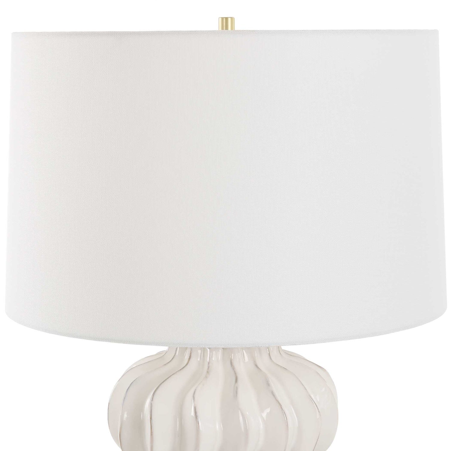 UTTERMOST, WRENLEY RIDGED TABLE LAMP, TABLE LAMPS