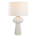 UTTERMOST, WRENLEY RIDGED TABLE LAMP, TABLE LAMPS