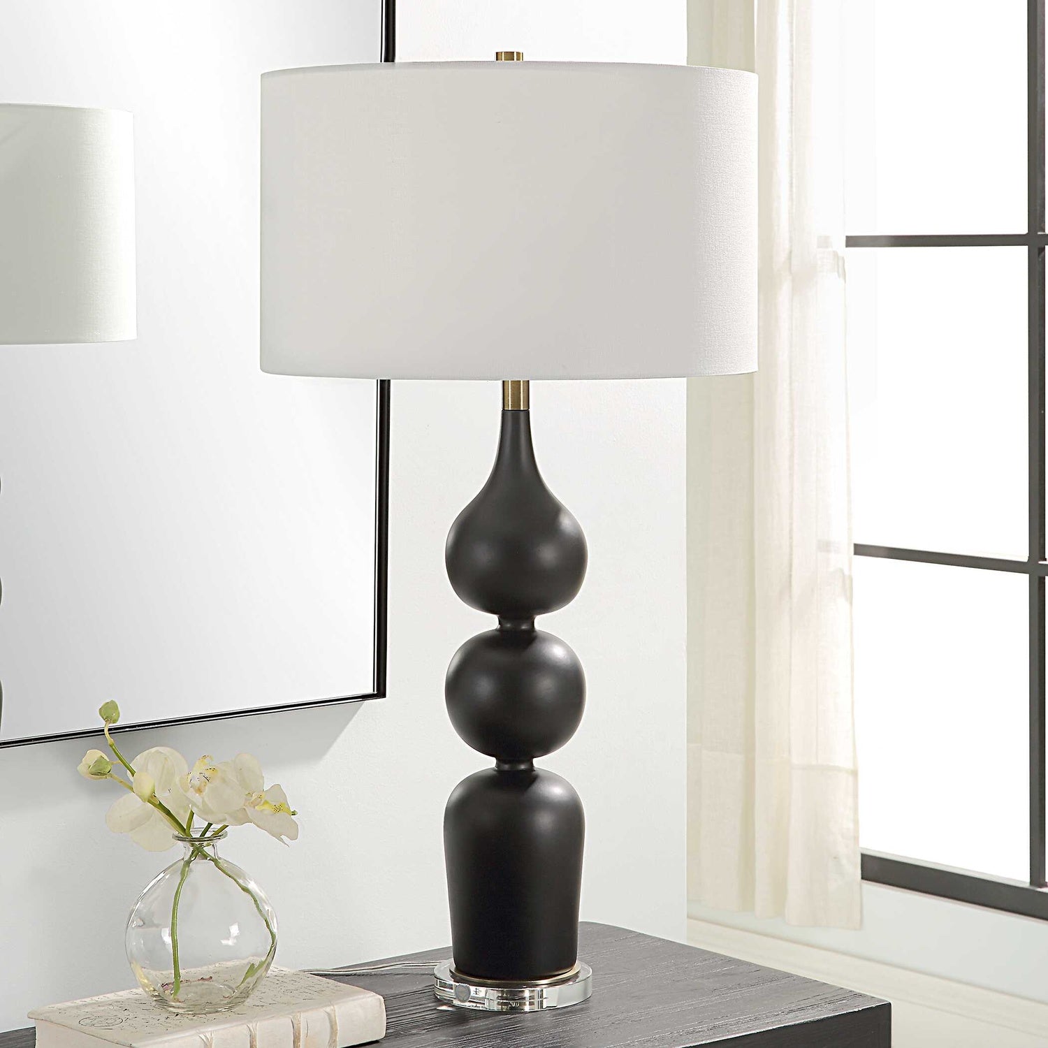 UTTERMOST, Caviar Table Lamp, TABLE LAMPS