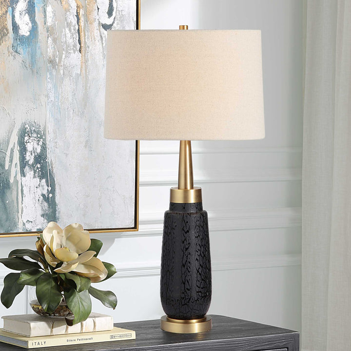 UTTERMOST, SPYGLASS GRAIN TABLE LAMP, TABLE LAMPS